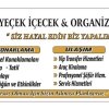 HMD YİYECEK İÇECEK ORGANIZASYON DANIŞMALIĞI